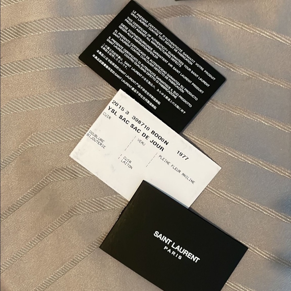 Saint Laurent Top Handle Bag baby sac de jour calfskin leather - Picture 13 of 16